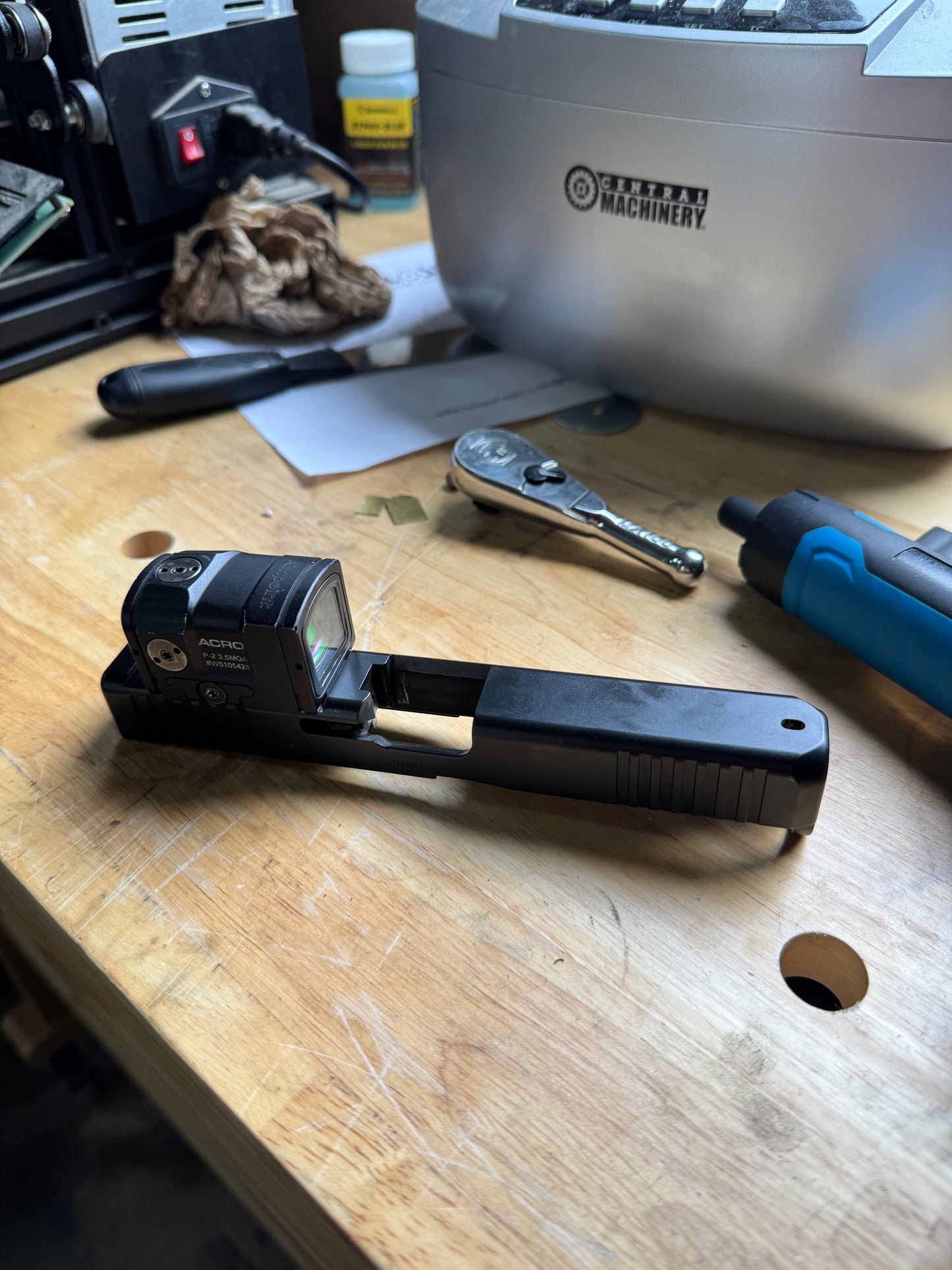 Optic Cut for Glock Slide