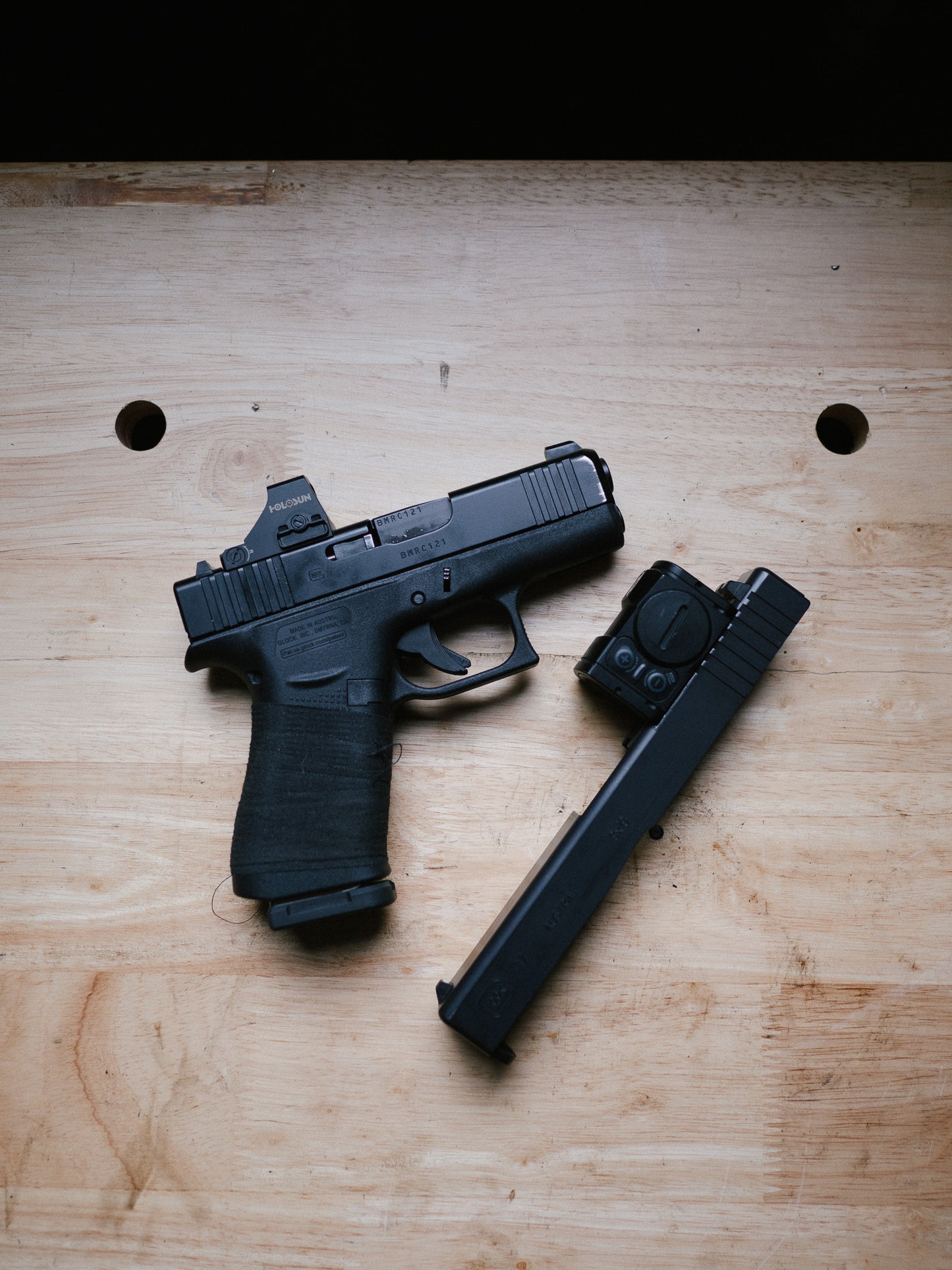 Optic Cut for Glock Slide
